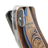 Surf-Inspired Flexi Cases for Coffee Lovers | Waverider Design, Beach Vibes, Gift for Surfers, Phone Accessory, Coastal Decor