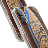 Surf-Inspired Flexi Cases for Coffee Lovers | Waverider Design, Beach Vibes, Gift for Surfers, Phone Accessory, Coastal Decor