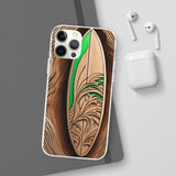 Surf-Inspired Flexi Case - Ocean Art for Beach Lovers