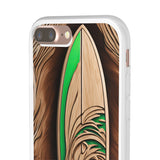 Surf-Inspired Flexi Case - Ocean Art for Beach Lovers