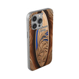 Surf-Inspired Flexi Cases for Coffee Lovers | Waverider Design, Beach Vibes, Gift for Surfers, Phone Accessory, Coastal Decor