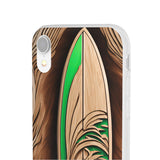 Surf-Inspired Flexi Case - Ocean Art for Beach Lovers