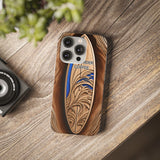 Surf-Inspired Flexi Cases for Coffee Lovers | Waverider Design, Beach Vibes, Gift for Surfers, Phone Accessory, Coastal Decor