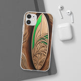 Surf-Inspired Flexi Case - Ocean Art for Beach Lovers