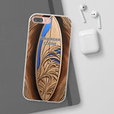 Surf-Inspired Flexi Cases for Coffee Lovers | Waverider Design, Beach Vibes, Gift for Surfers, Phone Accessory, Coastal Decor