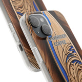 Surf-Inspired Flexi Cases for Coffee Lovers | Waverider Design, Beach Vibes, Gift for Surfers, Phone Accessory, Coastal Decor