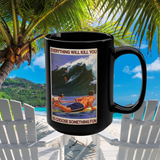 Surfing Coffee Mug, 15oz - Adventures Waverider Coffee Company Design