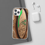 Surf-Inspired Flexi Case - Ocean Art for Beach Lovers