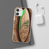 Surf-Inspired Flexi Case - Ocean Art for Beach Lovers