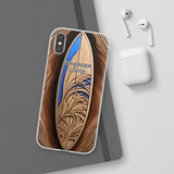 Surf-Inspired Flexi Cases for Coffee Lovers | Waverider Design, Beach Vibes, Gift for Surfers, Phone Accessory, Coastal Decor