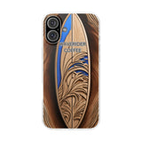 Surf-Inspired Flexi Cases for Coffee Lovers | Waverider Design, Beach Vibes, Gift for Surfers, Phone Accessory, Coastal Decor