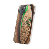 Surf-Inspired Flexi Case - Ocean Art for Beach Lovers