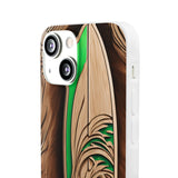 Surf-Inspired Flexi Case - Ocean Art for Beach Lovers