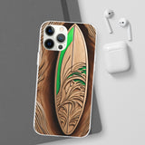 Surf-Inspired Flexi Case - Ocean Art for Beach Lovers