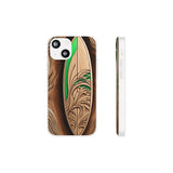 Surf-Inspired Flexi Case - Ocean Art for Beach Lovers
