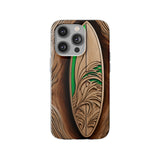 Surf-Inspired Flexi Case - Ocean Art for Beach Lovers