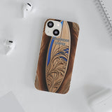 Surf-Inspired Flexi Cases for Coffee Lovers | Waverider Design, Beach Vibes, Gift for Surfers, Phone Accessory, Coastal Decor