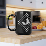 Stylish Cowboy-Themed Waverider Coffee Company Coffee Mug - 15oz