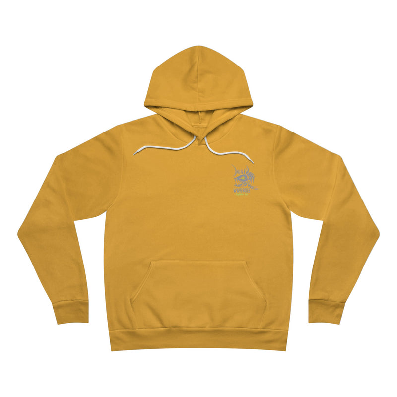 WAVERIDER COFFEE COMPANY CUSTOM DESIGNED LOGO ATTACK SPONGE FLEECE PULLOVER HOODIE