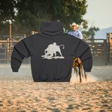 Cowboy Country Men's Hooded Sweatshirt - Waverider Coffee Company Design, Rodeo Western Wear Gift, Rancher Apparel, Cowboy Outfit, Country