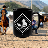 Stylish Cowboy-Themed Waverider Coffee Company Coffee Mug - 15oz