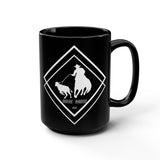 Stylish Cowboy-Themed Waverider Coffee Company Coffee Mug - 15oz