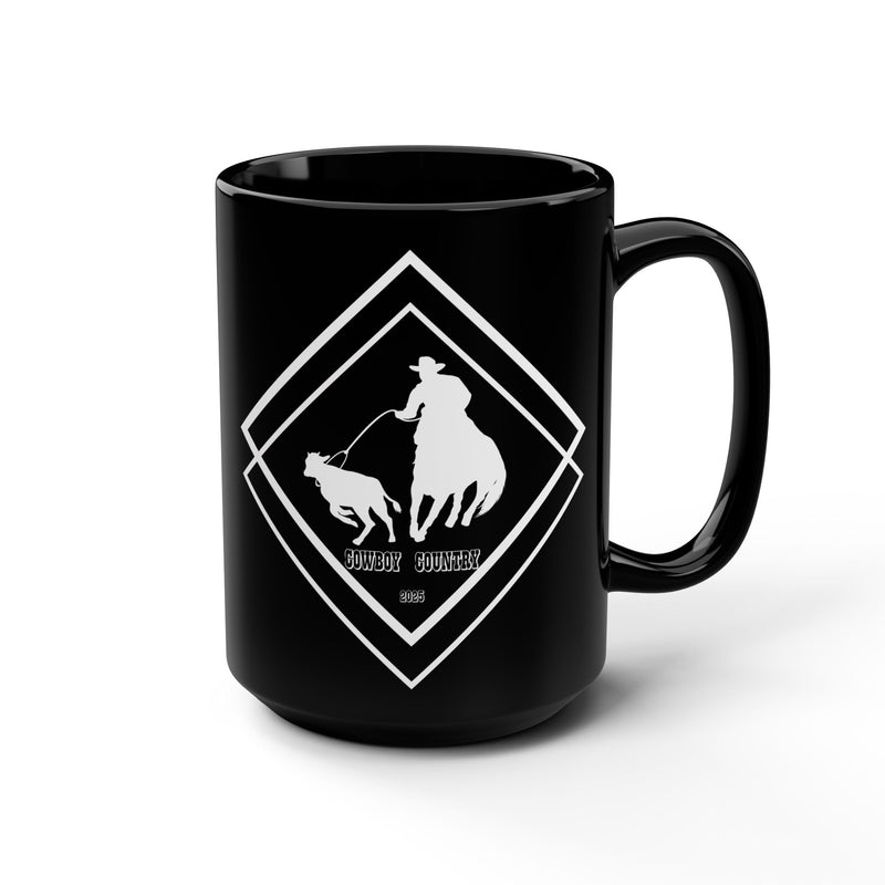 Stylish Cowboy-Themed Waverider Coffee Company Coffee Mug - 15oz