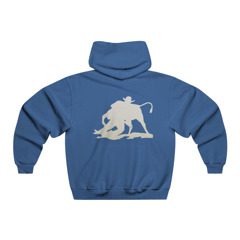 Cowboy Country Men's Hooded Sweatshirt - Waverider Coffee Company Design, Rodeo Western Wear Gift, Rancher Apparel, Cowboy Outfit, Country